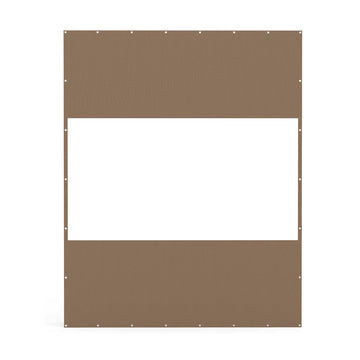 PVC Outdoor Curtain, 10'Hx8'W, Weather Resistant