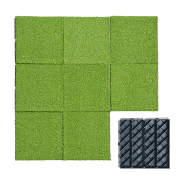 Grass Plastic Deck Tiles for Indoor & Outdoor