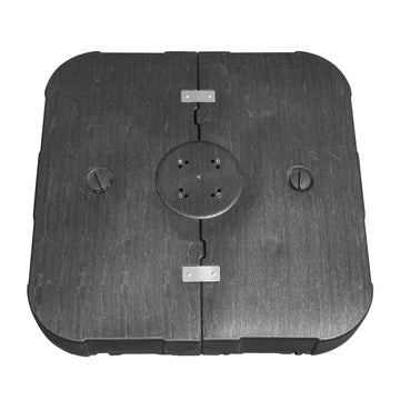 38''x 38'' Water & Sand Filled Patio Umbrella Base with Wheels