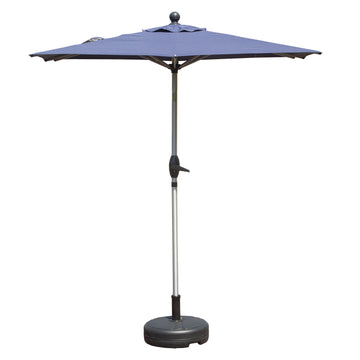 Rectangle Patio Umbrella with Crank Lift and Tilt Function, Base not included
