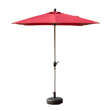 6.5'x10' Rectangle Patio Umbrella with Crank Lift and Tilt Function(Base not included)