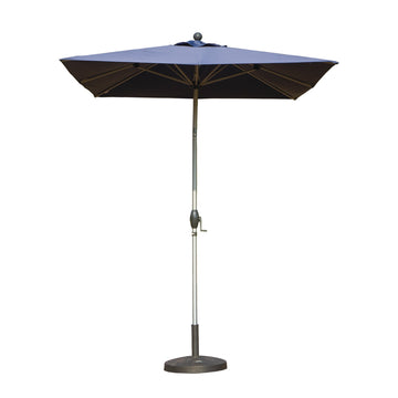 6.5'x10' Rectangle Patio Umbrella with Crank Lift and Tilt Function(Base not included)