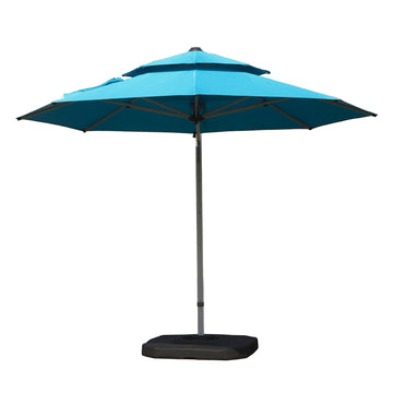 Round Cantilever Umbrella with Center Pole (Base Not Included)