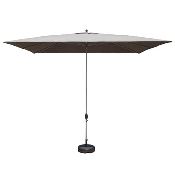 9'x11.5' Rectangle Patio Umbrella with Crank Lift (Base not included)