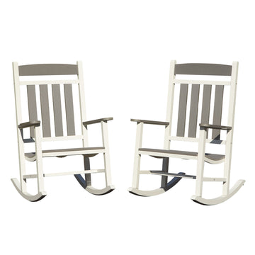 Outdoor Rocking Chairs Set of 2