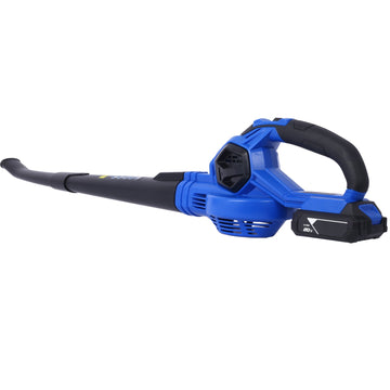 20V Cordless Snow & Leaf Blower, 2 Speed with Battery Charger for Patio Snow Clearing