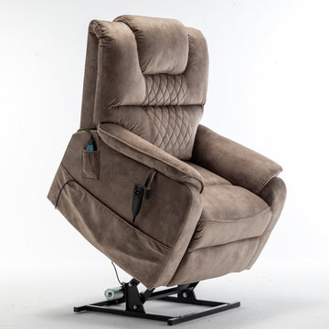 Power Lift Recliner Chair, 180¡ã Flat Lay for Elderly & Big Users