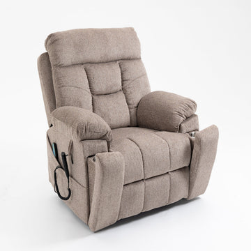 Power Lift Recliner for Elderly, 180¡ã Flat Lay, Massage & Heat, 400lbs