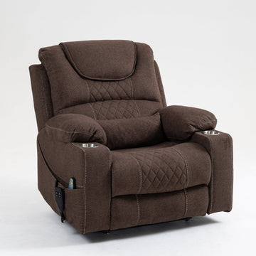 Oversized Power Lift Recliner, 180¡ã Flat Lay, 400lbs for Seniors