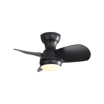 23 Inches Ceiling Fan With 3 Color Dimmable 3 ABS Blades Remote Control DC Motor With 18W LED Light