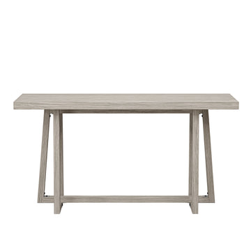 59.84'' Console Table, Stylish Rectangular Entryway Table, Outdoor Console Table for Patio, Sturdy Construction Hall Table, Sofa Table for Entrance, Hallway, Living Room, Bed Room and Patio, Grey