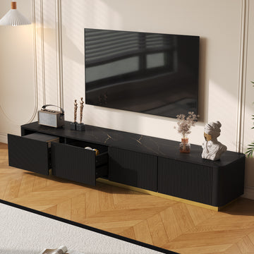 Luxury Fluted TV Stand for TVs Up to 85