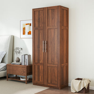 Pantry Cabinet, Kitchen Pantry Storage Cabinets with 2 Door and 3 Shelves, Pantry Storage Cabinet, Cupboard for Kitchen, Dining Room and Living Room
