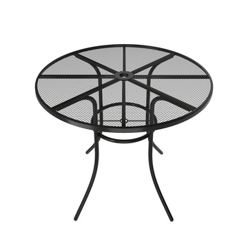 Patio Steel Mesh Table With 1.9