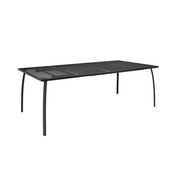 Large Outdoor Steel Metal Mesh Table For Outdoor Spaces Such As Patios, Balconies Or Porches