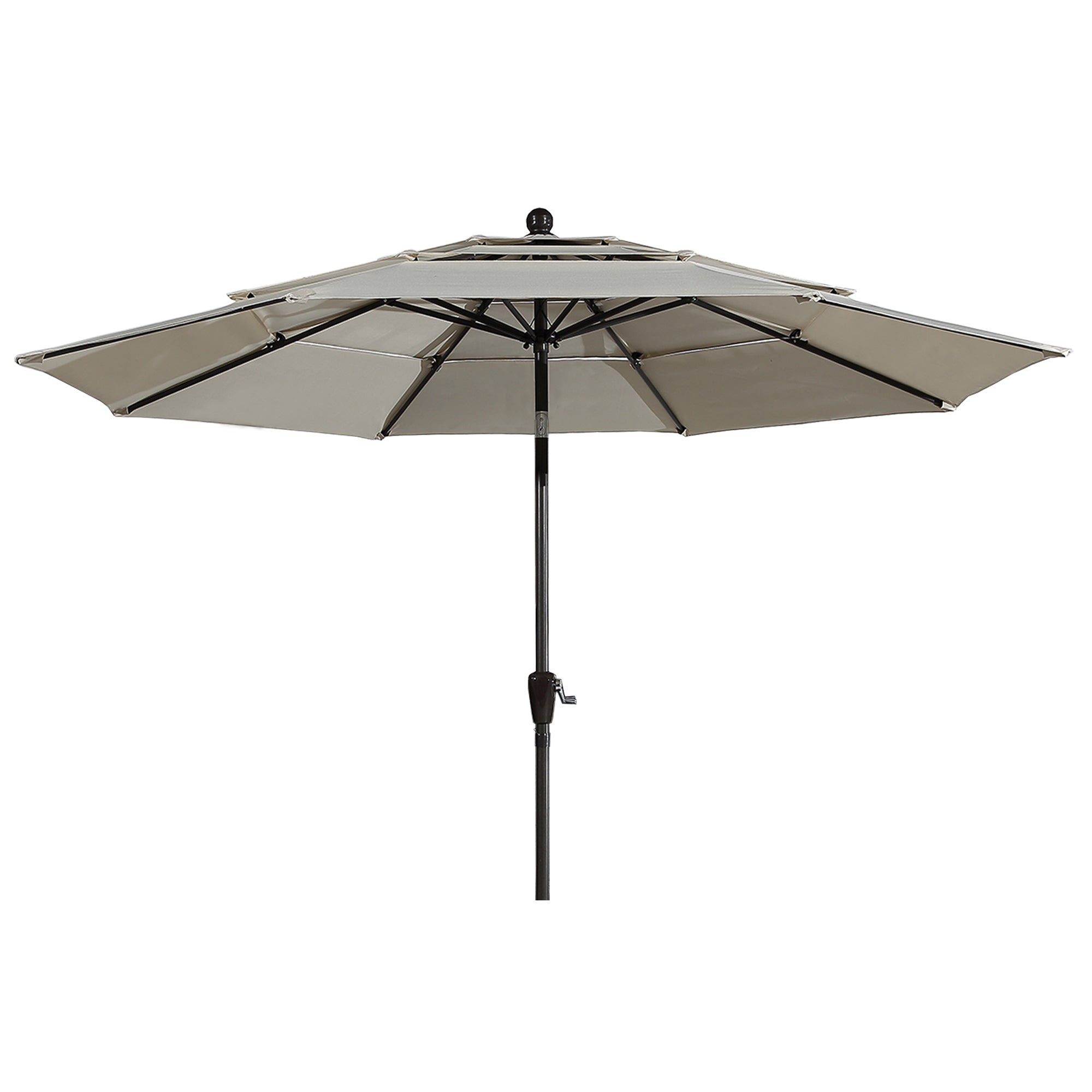 3-Tier Patio Umbrella,10ft Outdoor Patio Table Umbrella Large Umbrella Pool Umbrella For Deck, Pool, Garden, Patio£¬Beige