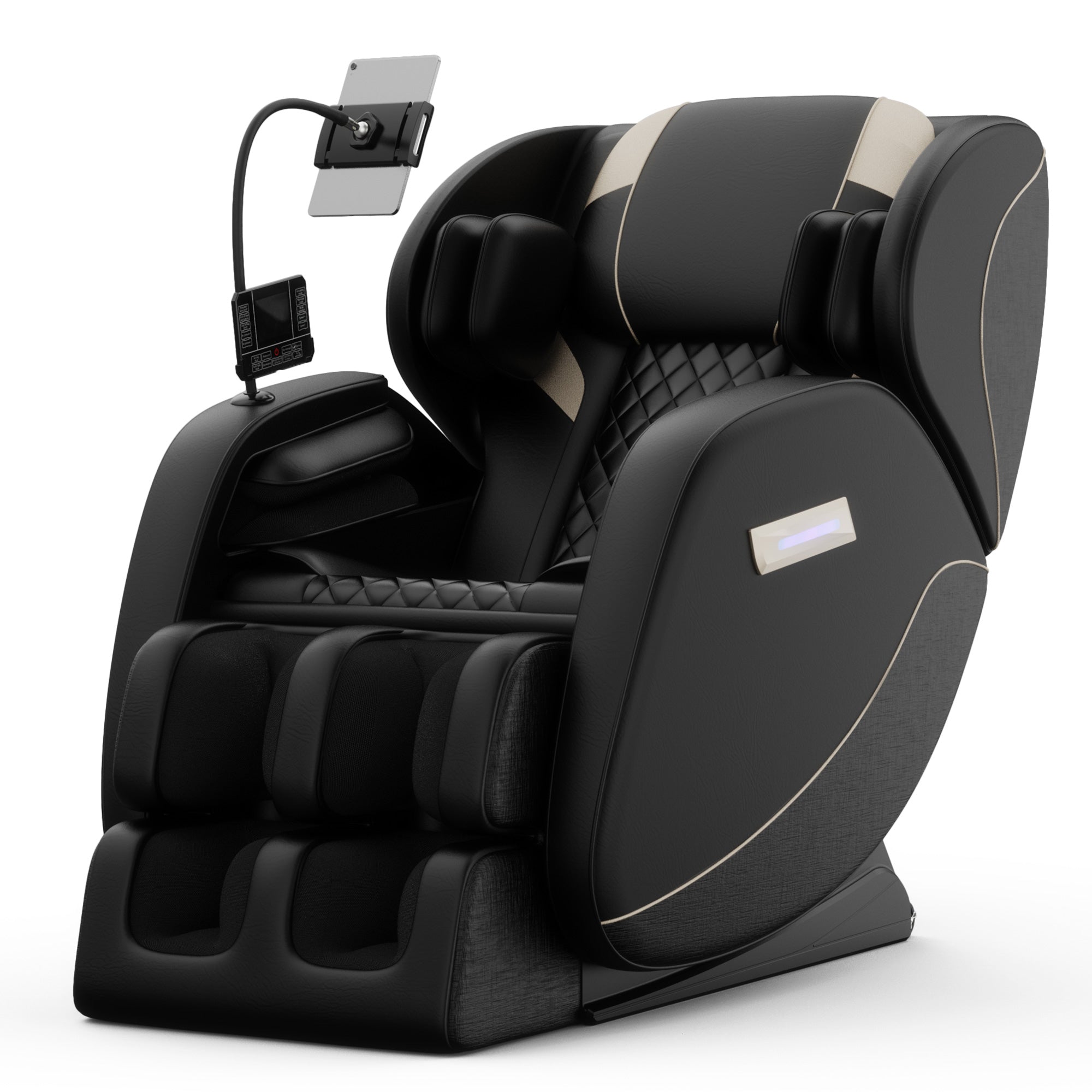 Clihome Massage Chair Recliner with Zero Gravity with Full Body Air Pressure Black