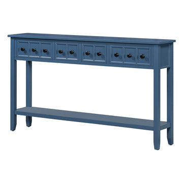 Clihome Rustic Entryway Console Table, 60