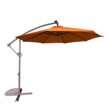Clihome-10ft-Lights-Cantilever-Patio-Umbrella