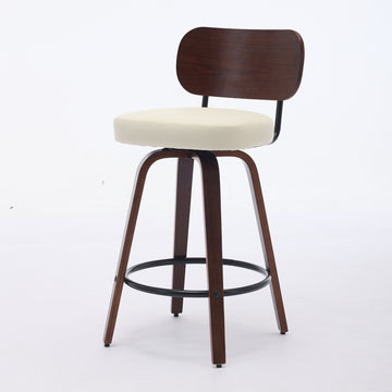 Swivel Bar Stools Set of 2, 26
