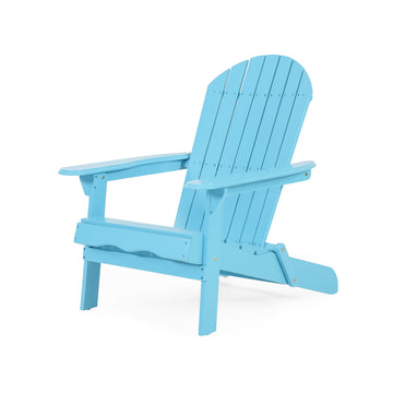 2-Piece Classic Outdoor All-Weather Plastic Fade-Resistant Patio Adirondack Chair for Fire Pits and Gardens