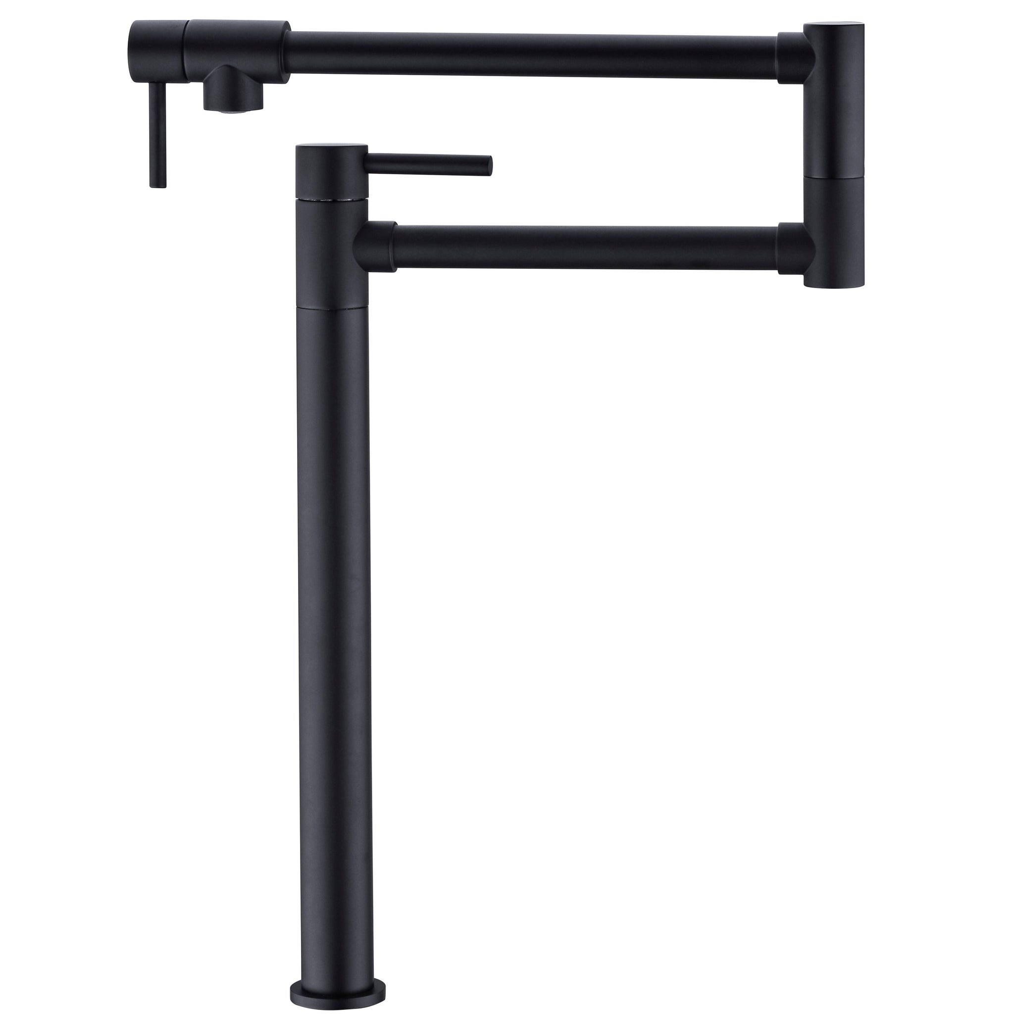 Deck Mounted Pot Filler with Water Supply Line ( Deckplate Not Included )