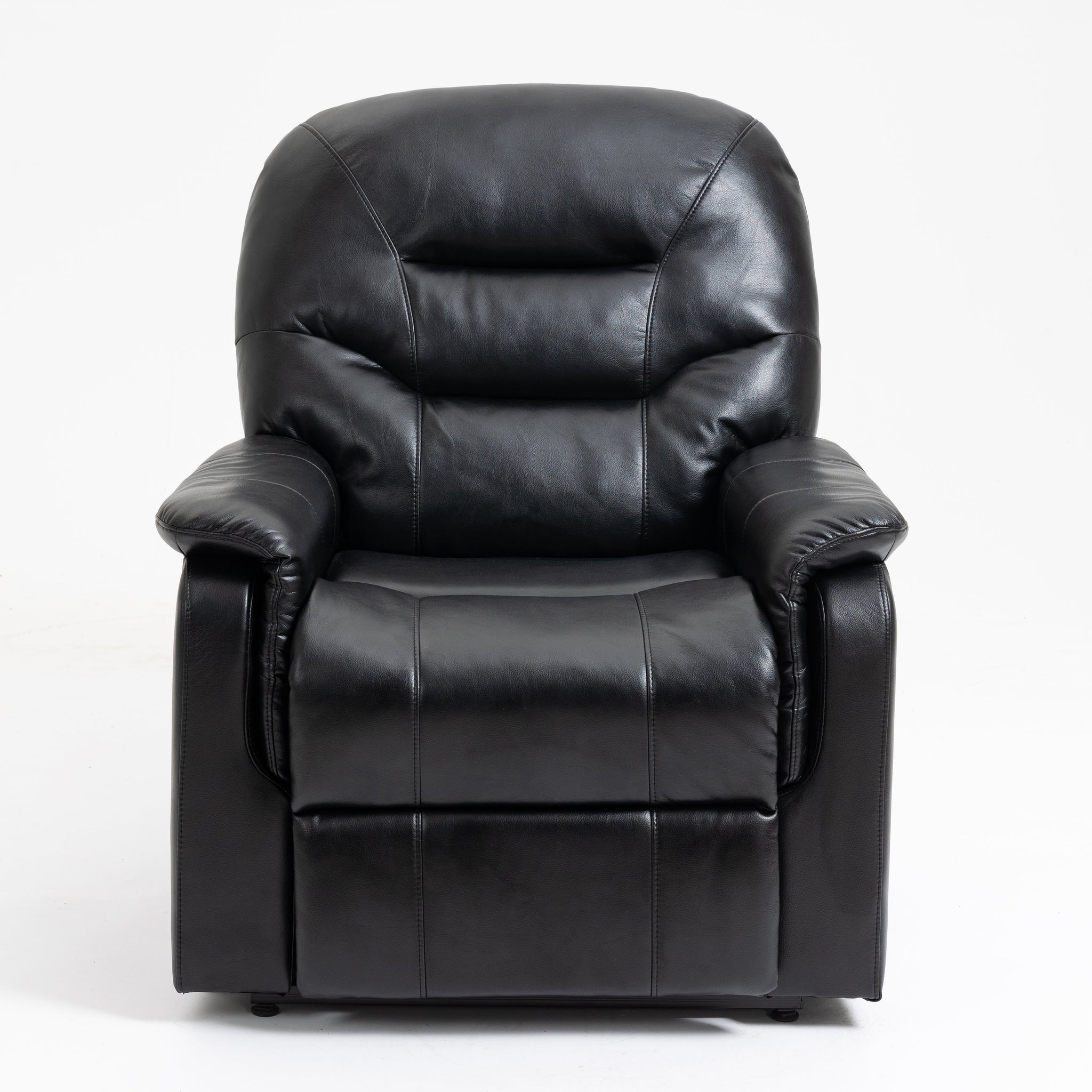 Ergonomic Faux Leather Power Lift Recliner Chair for Elderly with Side Pocket and Remote Control