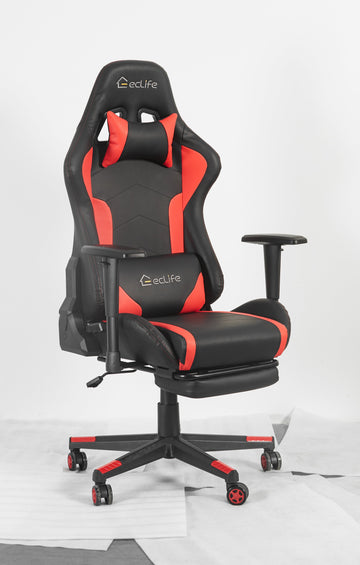 Massage Gaming Chair in Delicate Matte Finish (Leather Style)