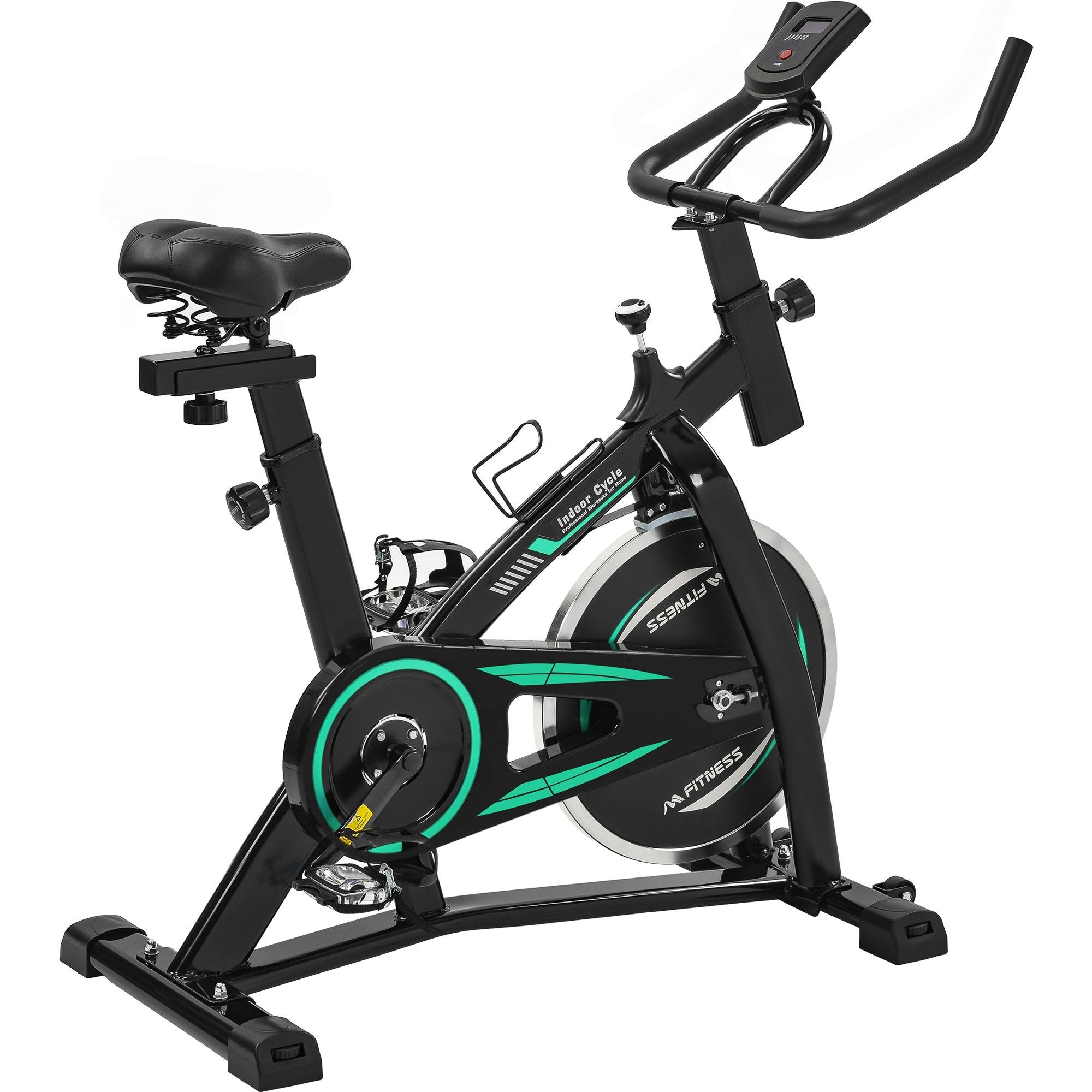 Belt Drive Exercise Bicycle with LCD Monitor