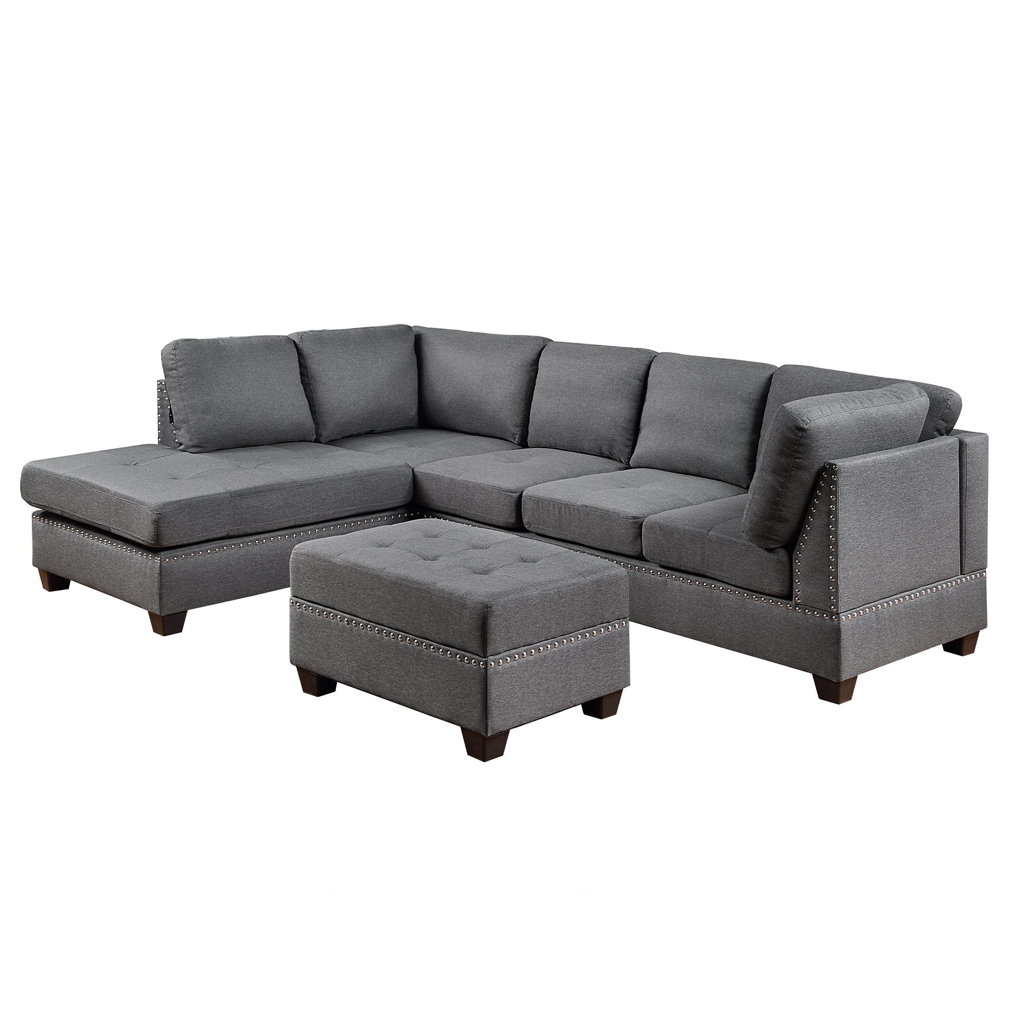 Rivet sectional deals sofa