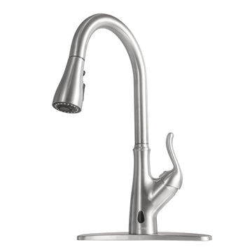 Pull Down Touch-less Single Handle Kitchen Faucet