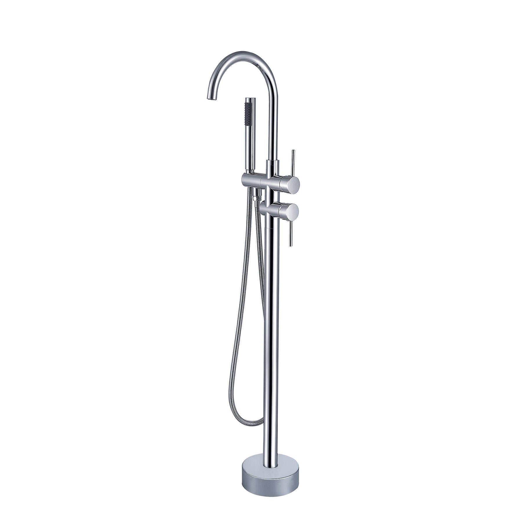 Freestanding Faucet with Hand Shower