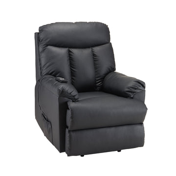 Lift Chair and Power PU Leather Living Room Heavy Duty Reclining Mechanism