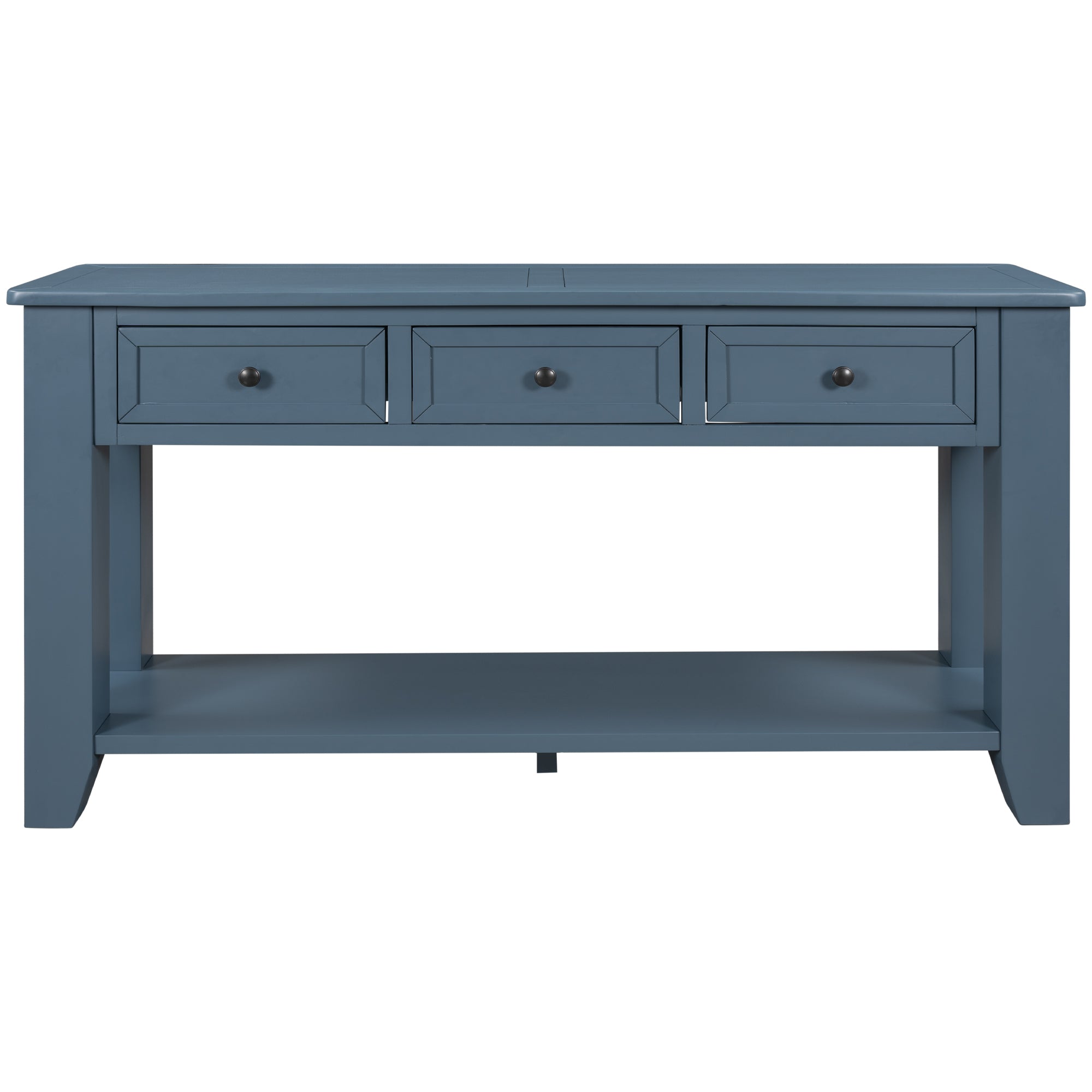 55" Modern Console Table Sofa Table for Living Room with 3 Drawers and 1 Shelf
