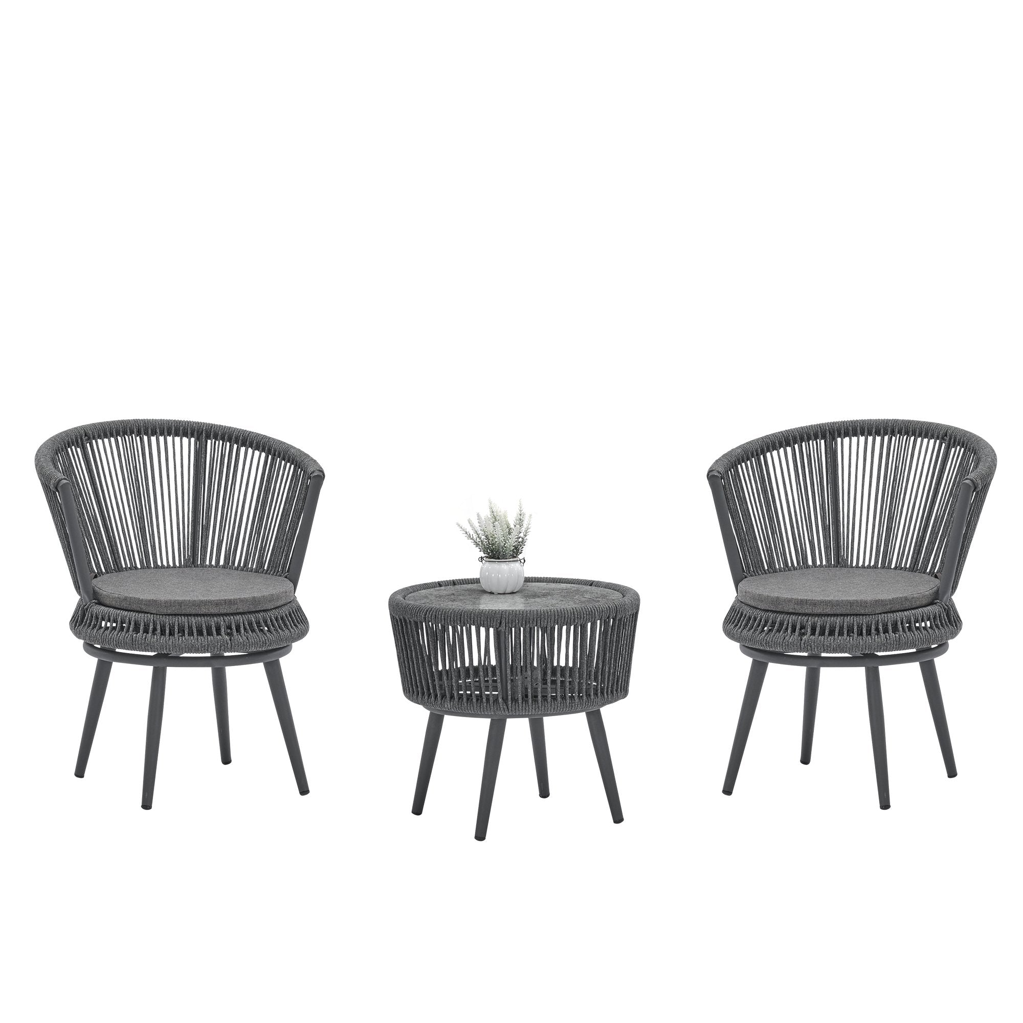 Garden coffee table chair set(3 PCS)