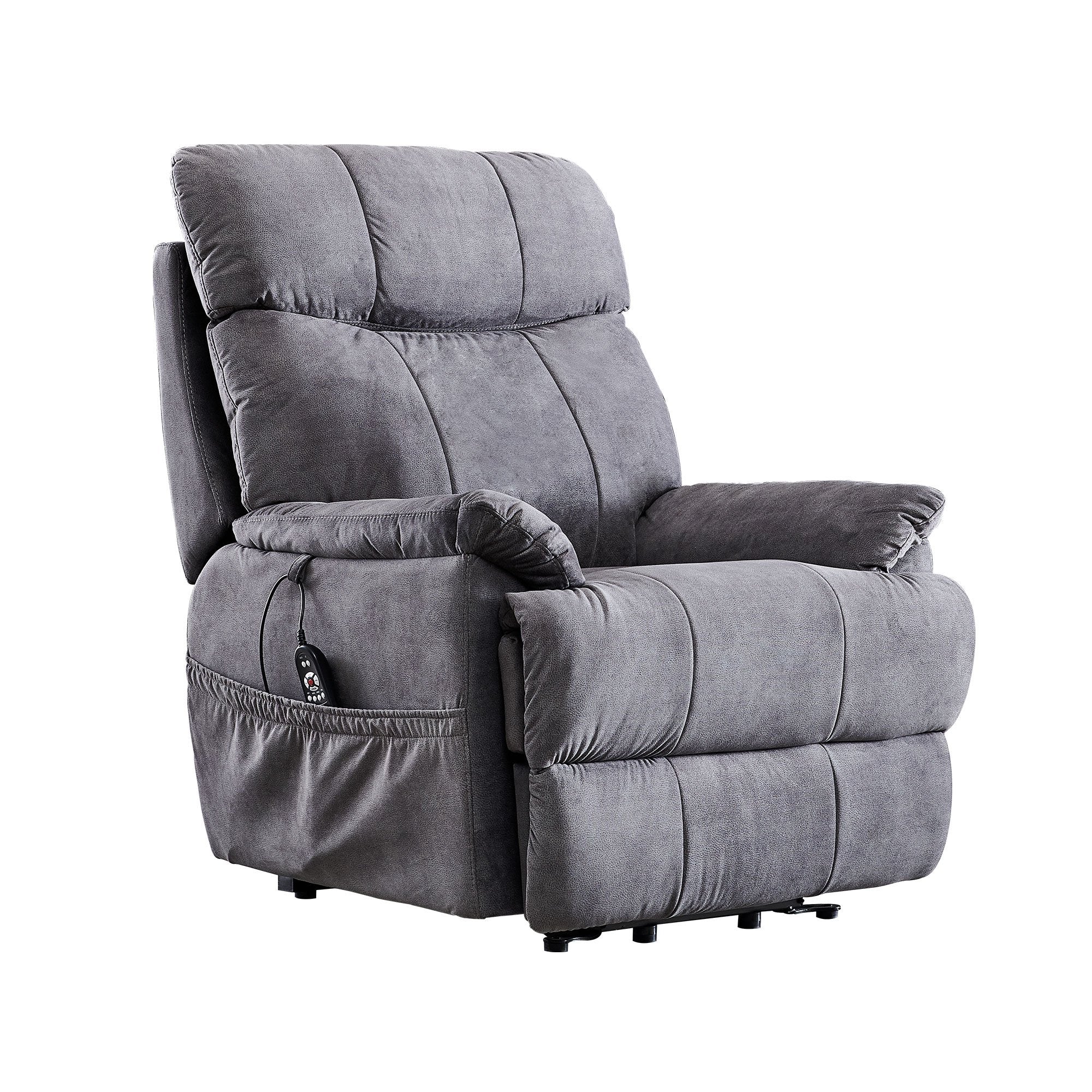 8 Points Massage and Heat Large Power Lift Recliner Chair with Remote Control