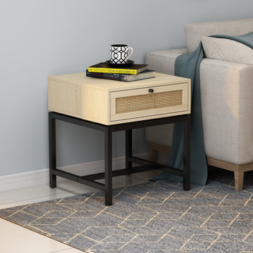 Clihome® | 1 Drawer Side Table, End Table