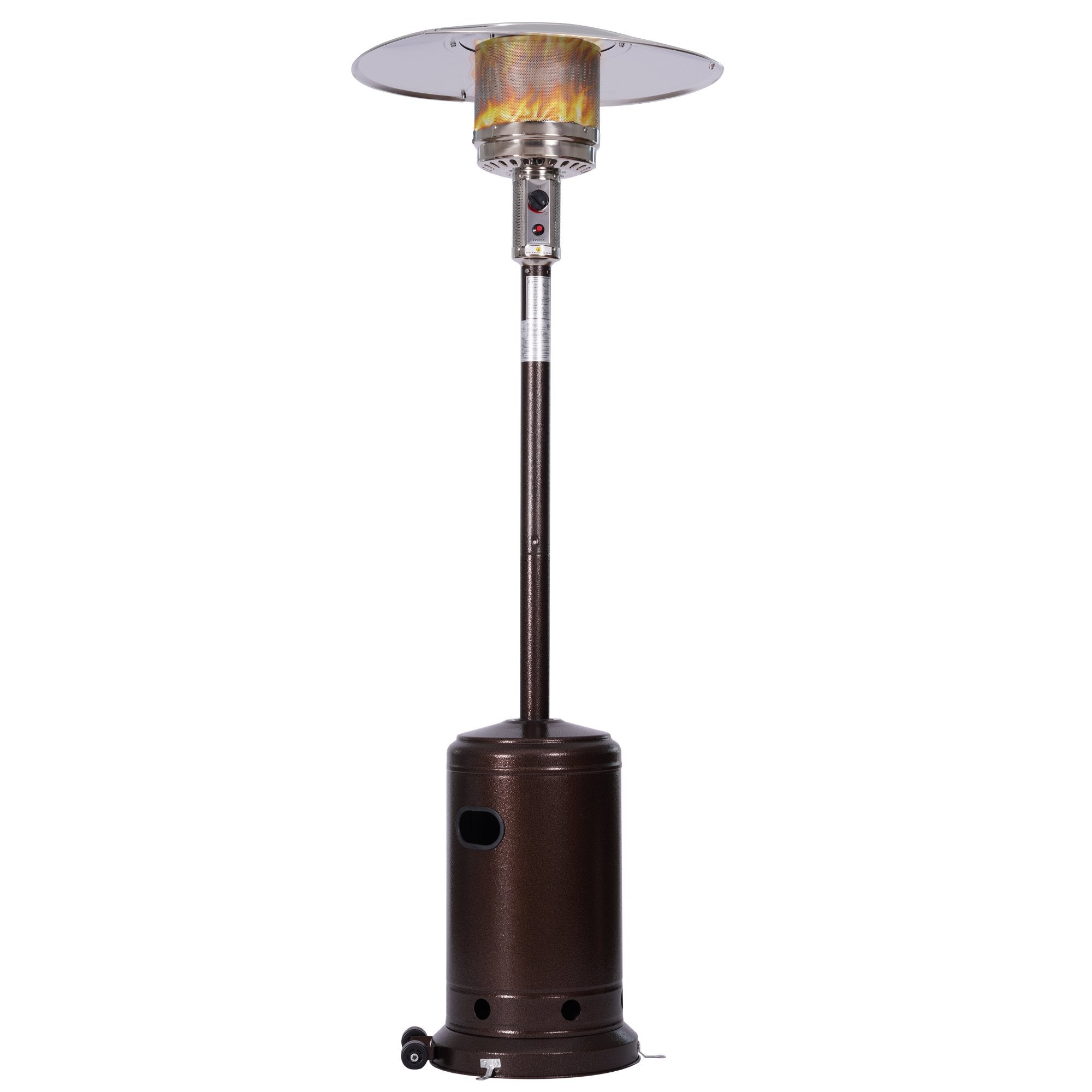 Outdoor Patio 88 Inches Tall Premium Standing Gas Heater