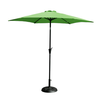 Casainc 9 ft Outdoor Crank Lift Weather-resistant Umbrella Without Base