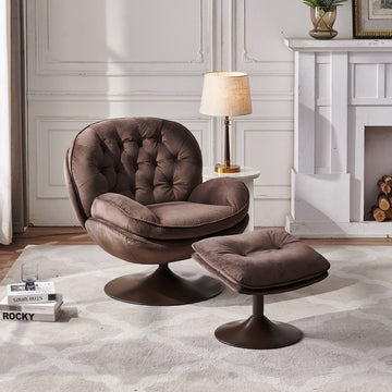 Swivel Leisure chair lounge chair velvet