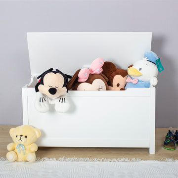 Wooden Toy Storage for Kids(Grey/ White)