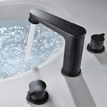 Clihome® | Modern Three-Hole 2-Handle Bathroom Faucet