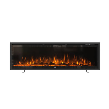 Clihome Recessed Wall-mounted Freestanding Electric Fireplace
