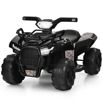 6V Kids ATV Quad Electric Ride On Car with LED Light and MP3