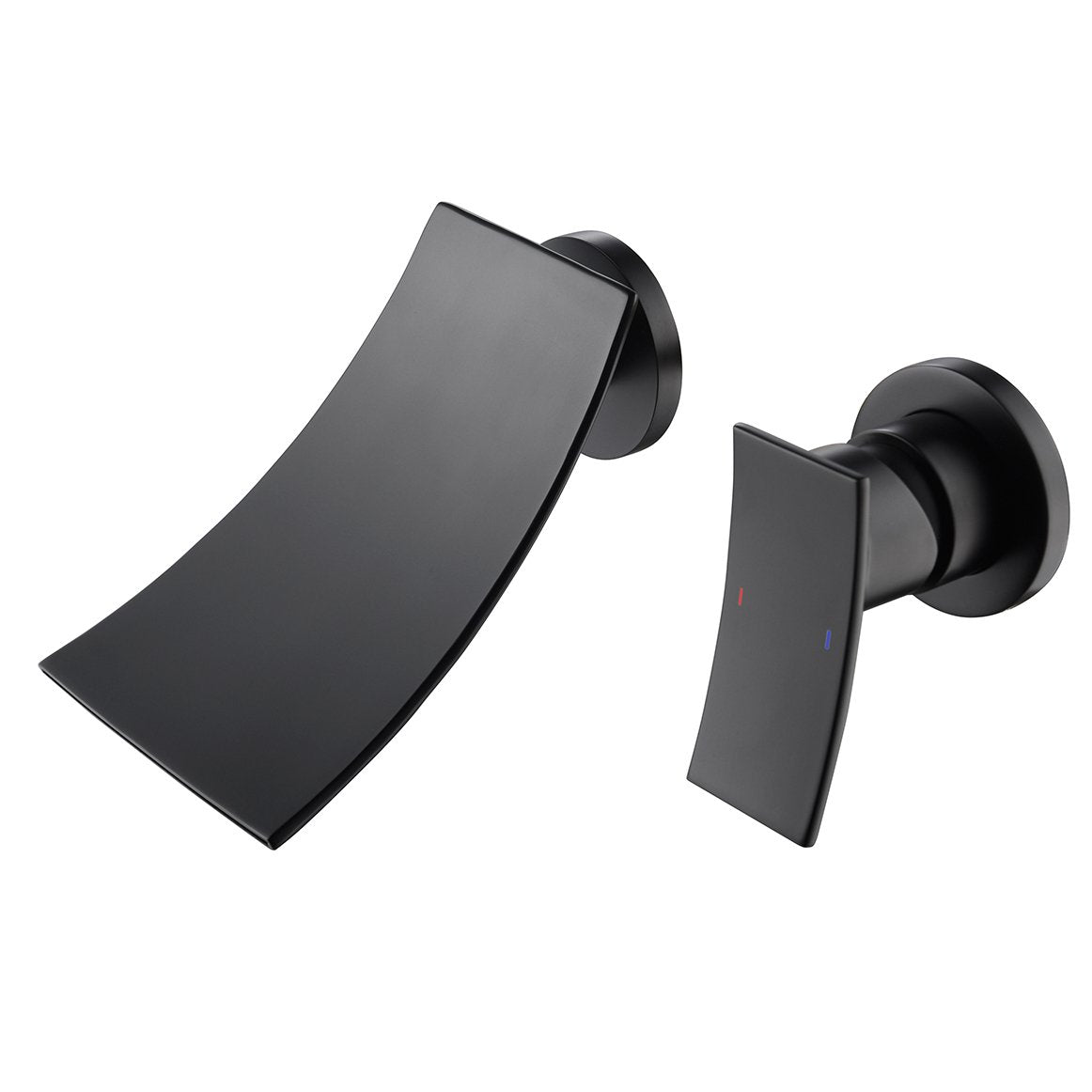 Single Handle Wall Mounted Faucet with Valve