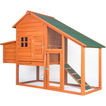 Pet Rabbit Hutch Wooden House Chicken Coop for Small Animals