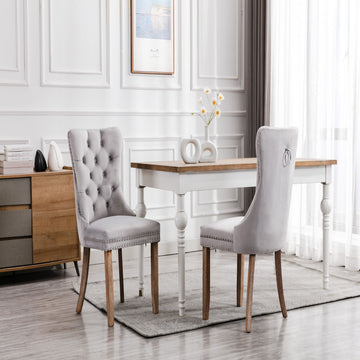 The Classic Chairs Crafted with Solid Wood and Wooden Frame
