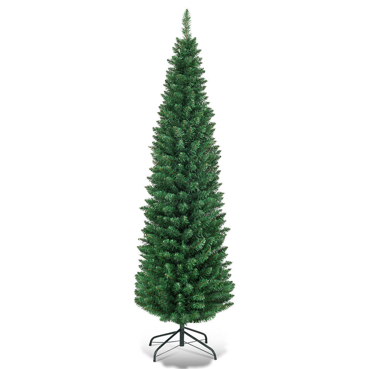 PVC Artificial Slim Pencil Christmas Tree