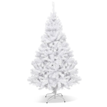 6' / 7.5' / 9' Hinged Artificial Christmas Tree with Metal Stand