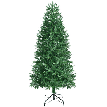 Artificial Christmas Tree with 2 Lighting Colors and 9 Flash Modes-6 ft